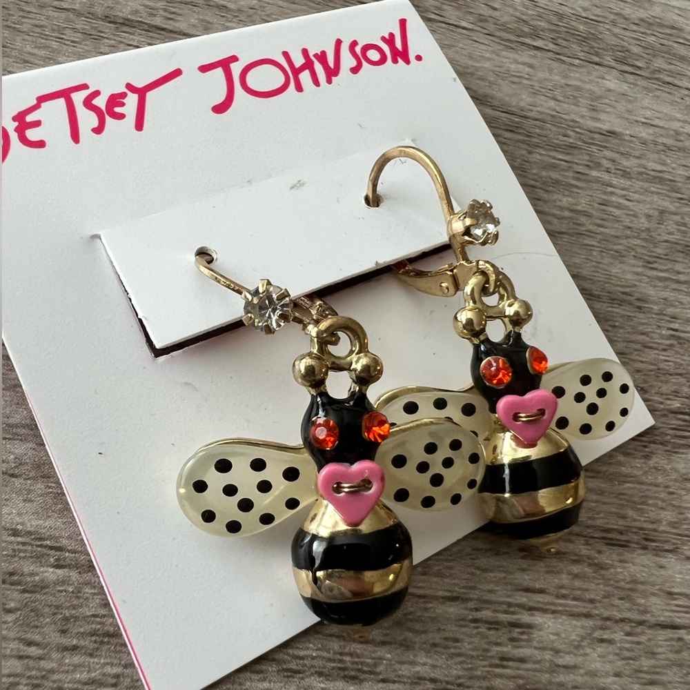 BETSEY JOHNSON Bubble Bee Earrings - NWT